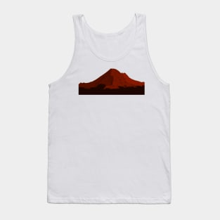 Mt Baker in Red Tank Top